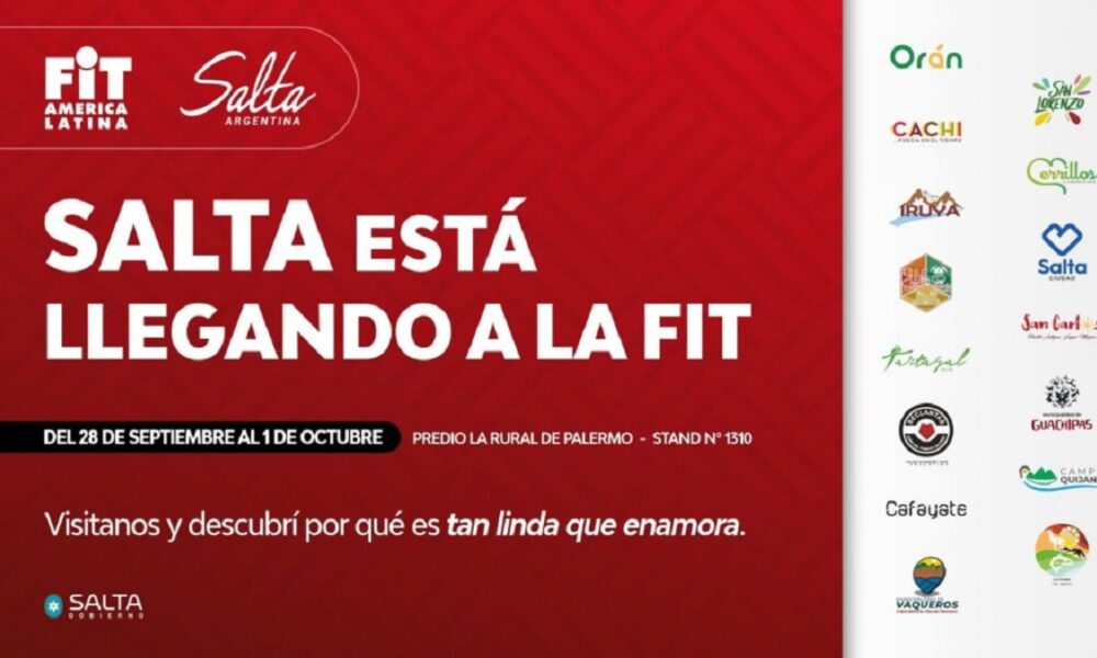Salta exhibirá su potencial turístico en la Feria Internacional - Salta Sur